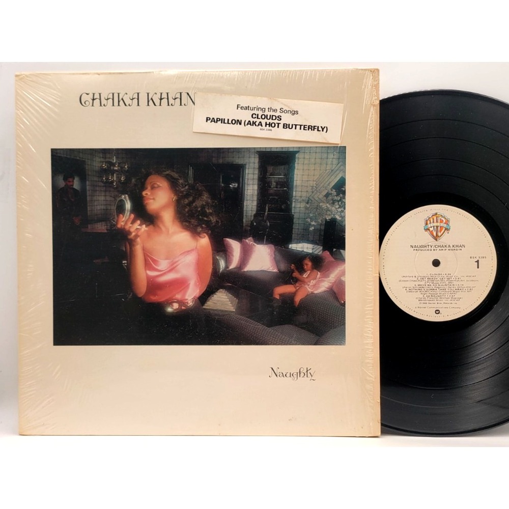 Chaka Khan - Naughty - Soul Funk Pop LP Record In Shrink Hype Sticker WB